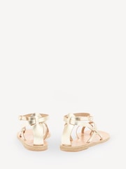Ancient Greek Sandals Silver Tomi Vachetta Sandals - Image 2 of 4