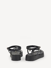 Ancient Greek Sandals Black Aristea Vachetta Sandals - Image 2 of 4