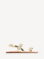 Ancient Greek Sandals Gold Titiana Synthetic Leather Sandals - Image 1 of 4