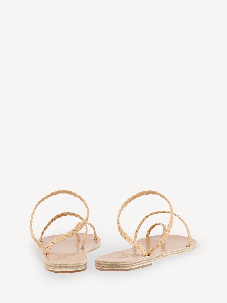 Ancient Greek Sandals Nude Eleftheria Nappa Sandals - Image 2 of 4