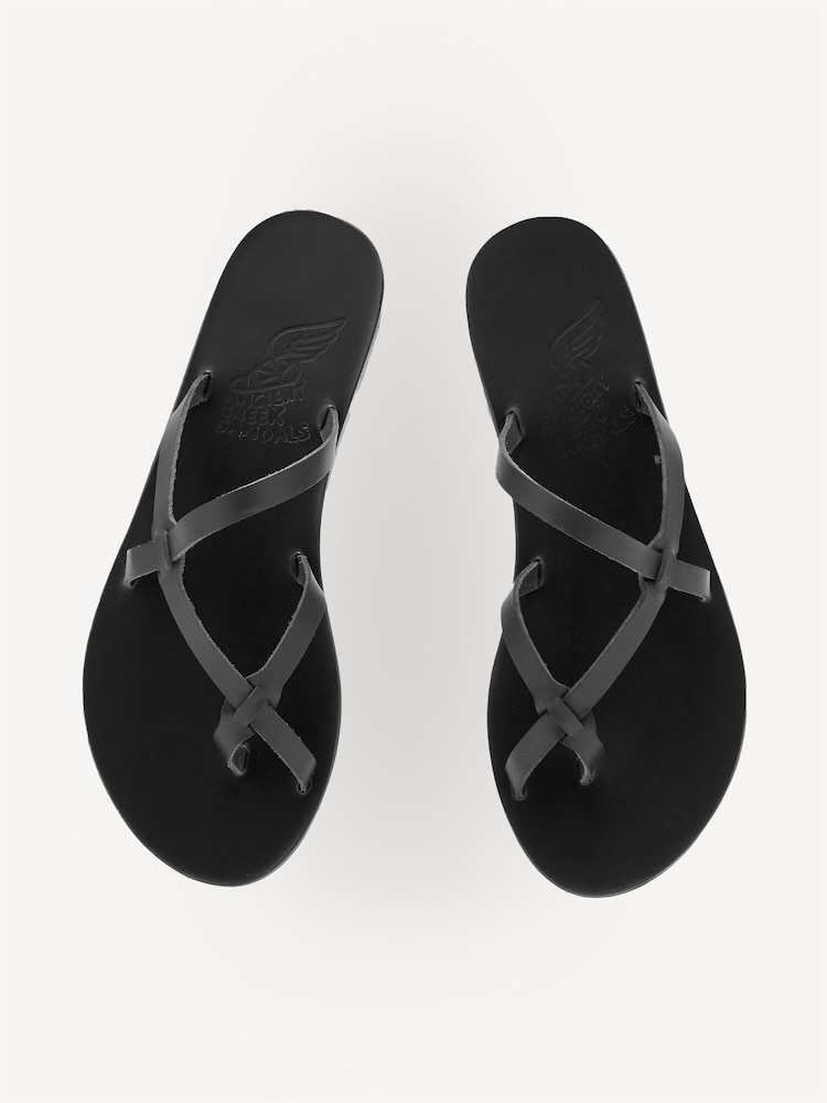 Ancient Greek Sandals Black Armos Vachetta Sandals - Image 4 of 4 Ancient Greek Sandals Black Armos Vachetta Sandals - Image 4 of 4