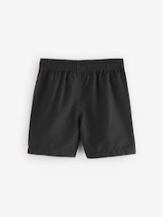 HUGO Black Logo Swim Shorts - Image 2 of 4