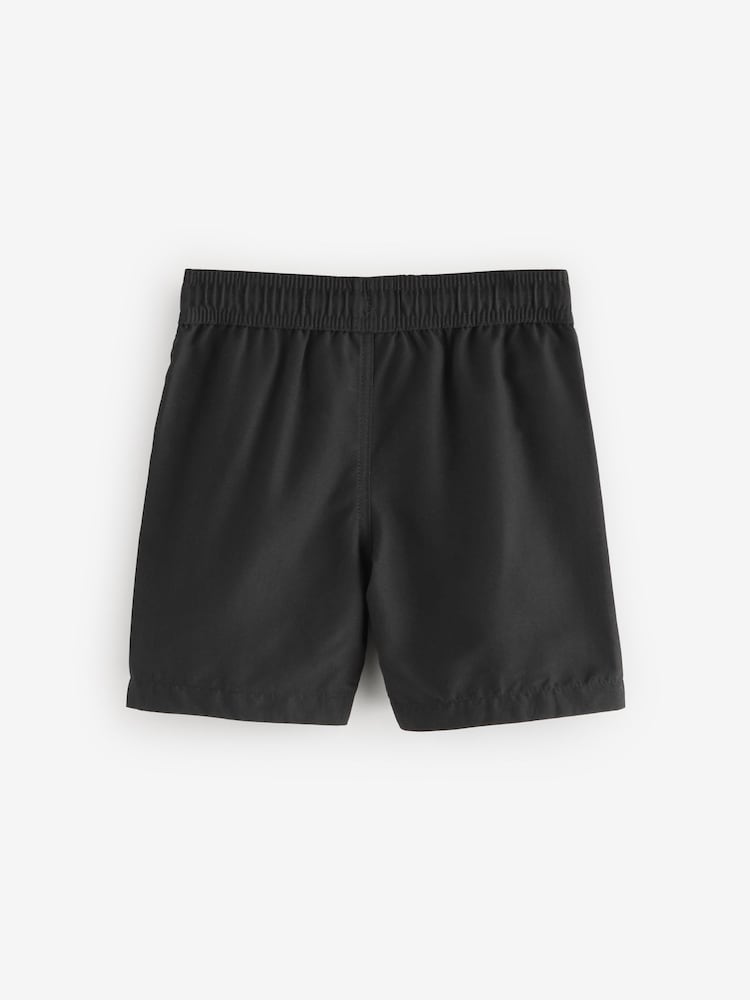 HUGO Black Logo Swim Shorts - Image 2 of 4