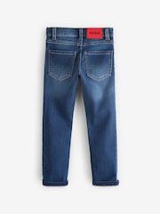 HUGO Blue Straight Leg Denim Jeans - Image 2 of 6