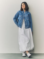 Blue Denim Worker Jacket - Image 1 of 3