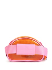 Riñonera rosa con pompones arcoíris de Billieblush con correa con logotipo - Imagen 2 de 6
