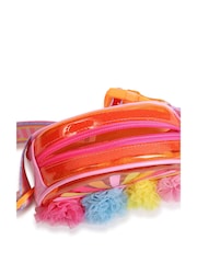 Riñonera rosa con pompones arcoíris de Billieblush con correa con logotipo - Imagen 5 de 6