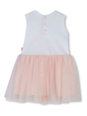 Billieblush Pink Mesh Sequin Baby Dress And Bloomer Set - Image 4 of 6