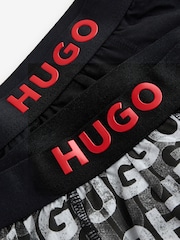 HUGO Black Boxer Shorts 2 Pack - Image 4 of 4