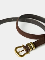 Mint Velvet Brown Suede Belt - Image 2 of 3
