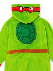 Vanilla Underground Green Boys Teenage Mutant Ninja Turtles Hooded Bathrobe - Image 2 of 6