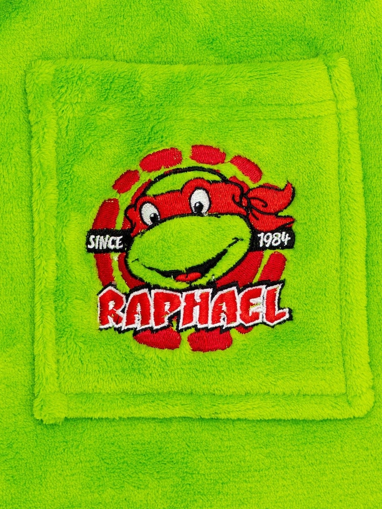 Vanilla Underground Green Boys Teenage Mutant Ninja Turtles Hooded Bathrobe - Image 6 of 6