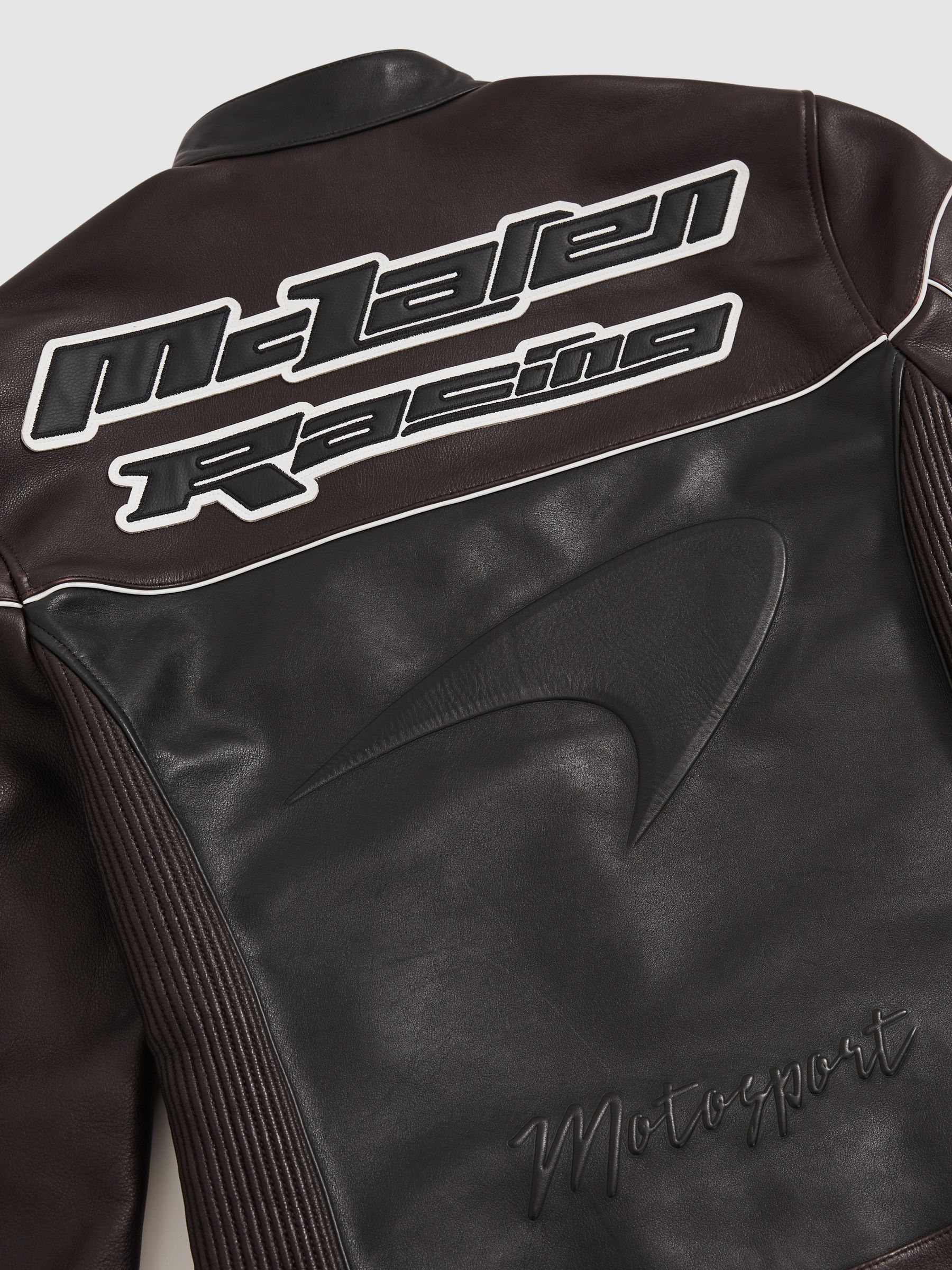 Buy Reiss Black Champion McLaren F1 Team Leather Biker