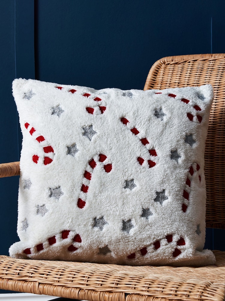 BHS Candy Cane Cushion - Image 1 of 5