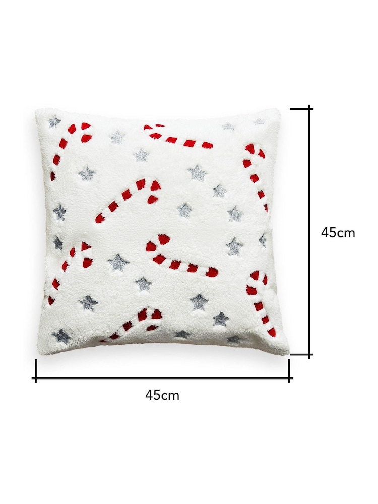 BHS Candy Cane Cushion - Image 5 of 5