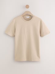 Stone Slim Fit Smart Soft Touch Heavyweight T-Shirt - Image 1 of 3