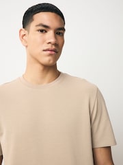 Stone Slim Fit Smart Soft Touch Heavyweight T-Shirt - Image 4 of 7