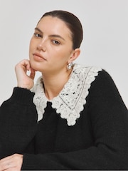 Simply Be 2 In 1 Collar Jumper - Image 1 of 4
