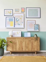 Natural Arches Mango Wood Effect Large Sideboard - Image 1 of 11