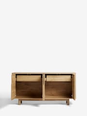 Natural Arches Mango Wood Effect Large Sideboard - Image 7 of 11
