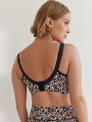 Schwarz/Weiß - F-K Ultimate Support Cushioned Comfort Wired High Impact Sports Bra - Bild 2 von 11