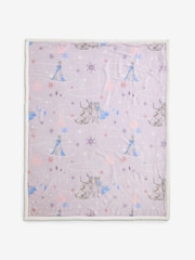 Lilac Disney Frozen Fleece Throw - Image 4 of 5