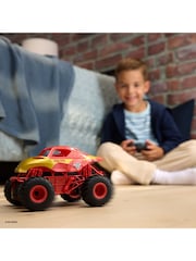 Monster Jam 1:24 Scale Remote Control Marvel Iron Man Toy - Image 2 of 6