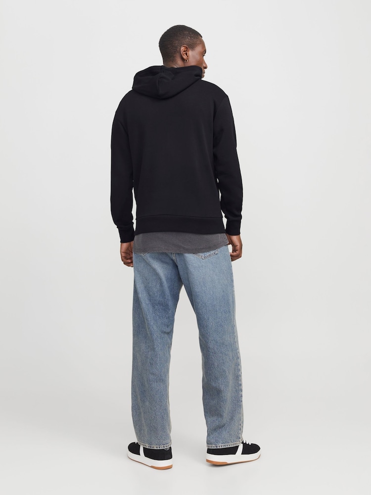 JACK & JONES Relaxed Fit Logo Hoodie - Bild 2 von 6
