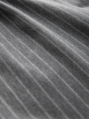 Grey Paperbag Detail Stripe Trousers (3-16yrs) - Image 4 of 4