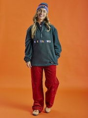 Harper & Lewis Grey Aubin 1/4 Zip Fleece - Image 5 of 7