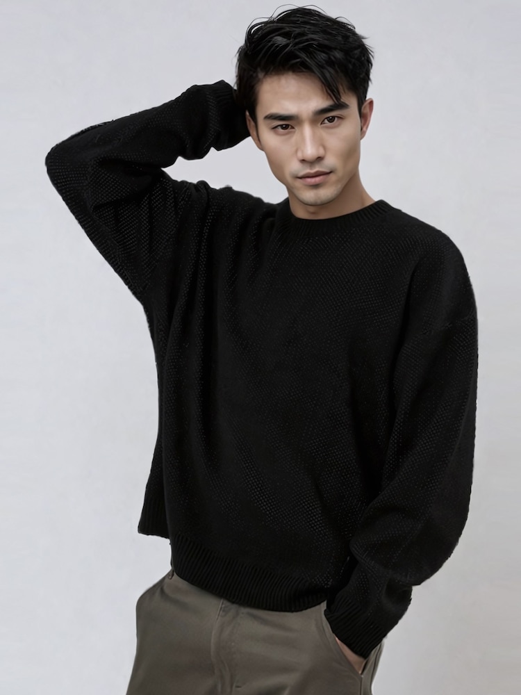 Religion Black Anarchy Knit Jumper - Image 1 of 5