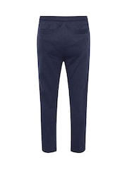 BadRhino Big & Tall Blue Textured Jersey Joggers - Image 6 of 6