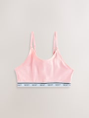粉色/白色 - Maternity & Nursing Crop Ultimate Comfort Cotton Rich Tops 2 Pack - 16的图像13｝