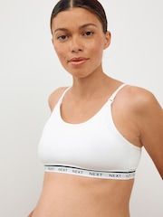 Rosa/blanco - Pack de 2 tops cortos y cómodos para lactancia/premamá - Imagen 2 de 4