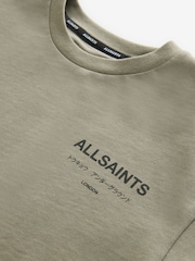 Vert kaki - smALLSAINTS Oversized Underground Crew 100% Cotton T-Shirt - Image 6 de 7