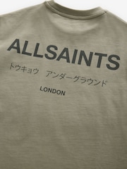 Vert kaki - smALLSAINTS Oversized Underground Crew 100% Cotton T-Shirt - Image 7 de 7