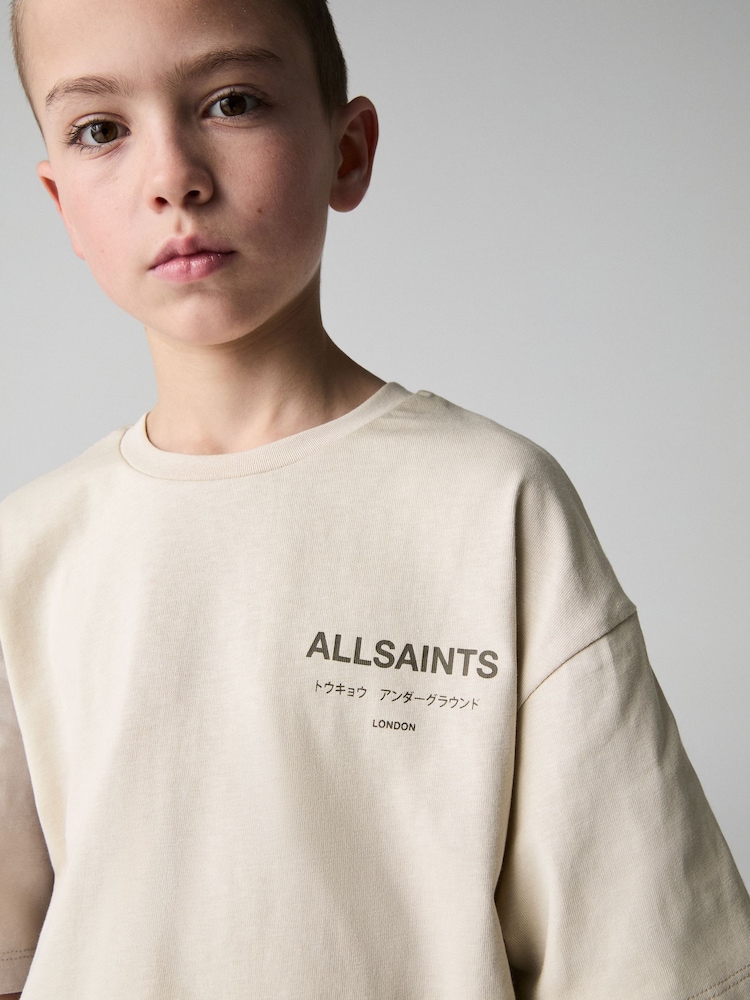 neutre - T-shirt SmallSaints Oversize Underground Col rond 100% coton - Image 3 of 7