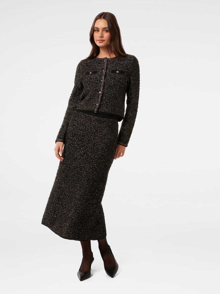 Forever New Anais Tweed Co-ord pletena jopa - Slika 5 iz 5