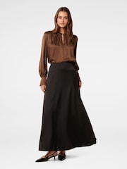 Forever New Brown Kai Gathered Detail Blouse - Image 5 of 5