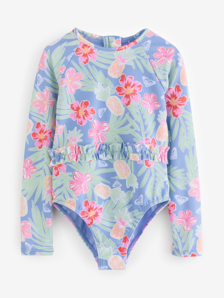 Roxy Tropical Story Print Long Sleeve One Piece Rashguard - Imagen 7 de 7