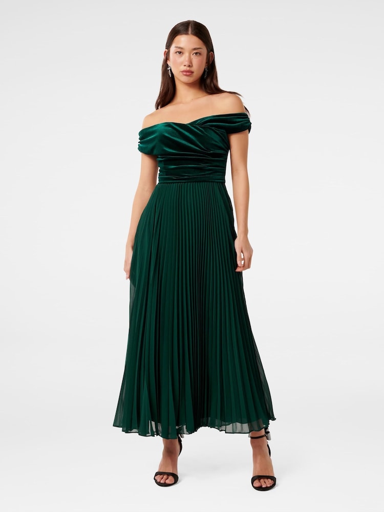 Forever New Rebecca – Schulterfreies Kleid aus Samt - Bild 2 von 6 Forever New Rebecca – Schulterfreies Kleid aus Samt - Bild 2 von 6