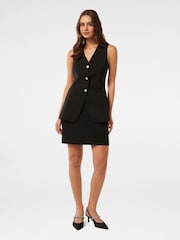 Forever New Black Brydie Vest Top - Image 5 of 5