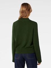 Forever New Green Poppy Stand Neck Jumper - Image 2 of 5