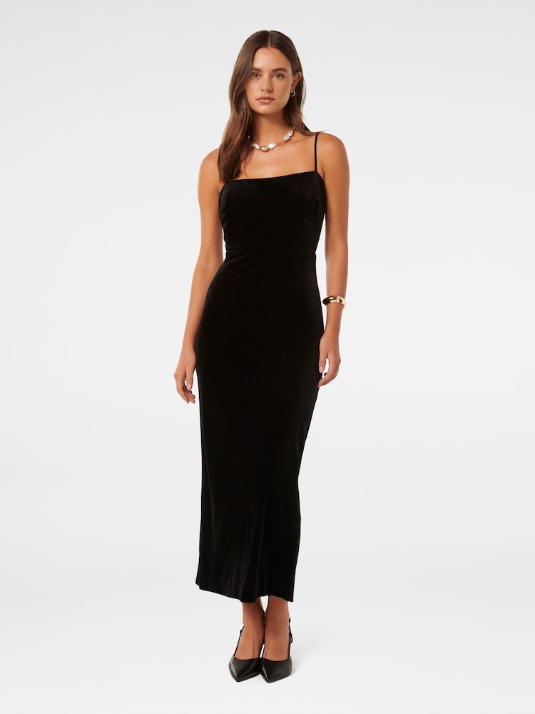Forever New Skyler Samt-Midikleid mit Riemchen - Bild 1 von 4 Forever New Skyler Samt-Midikleid mit Riemchen - Bild 1 von 4