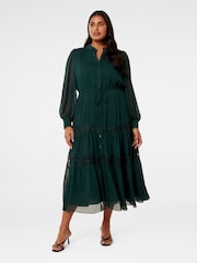 Forever New Rue Curve Trim Detail Midi Dress - Изображение 1 из 4