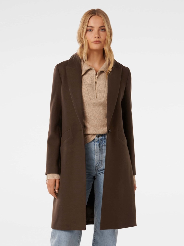 Forever New Bonnie Longline Coatigan - Изображение 1 из 5