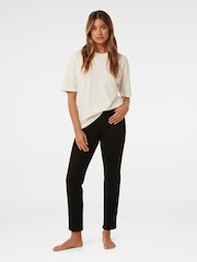 Forever New Black Fran Straight Leg Cropped Jeans - Image 5 of 5