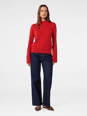 Forever New Red Poppy Stand Neck Jumper - Image 5 of 5