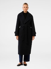 Forever New Blue Sofia Soft Shoulder Coat - Image 4 of 6