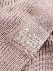 Neutral Utility Zip Through Knitted Cardigan (3-16yrs) - Image 7 of 8